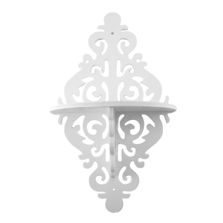 Filigranveggramme Shabby Chic Veggramme Veggpanel Landlig Hvit