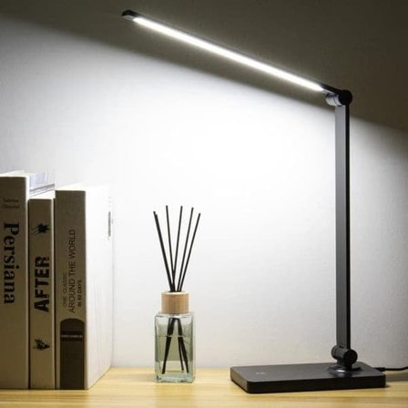 LED Desk Lamp with Touch Control - Dimmable Table Lamp for Home, Office & Bedroom