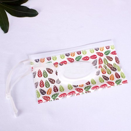 2kpl Kosteuspyyhkeet Pussi Puhdistuspyyhkeet Case LEAF LEAF