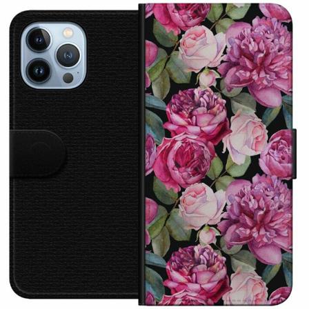 Apple Iphone 14 Pro Max Plånboksfodral Blommor