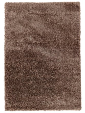 Luxe Shaggy 160X230 Ljusbrun Enfärgad Matta