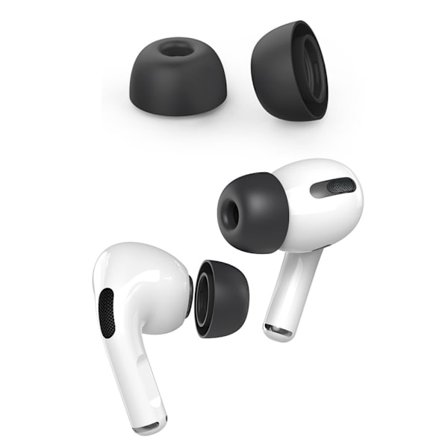 Ahastyle 1 Par AirPods Pro 2 -korvatulpat silikonia Musta Medium
