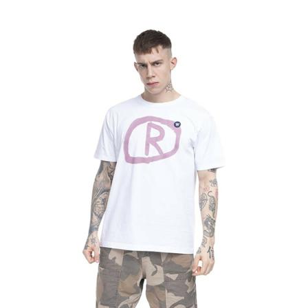 Wood Wood, T-shirt Wit, Heren, Maat:M