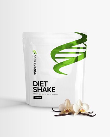 3 x BODY SCIENCE Diet Shake - Måltidserstatning vanilje