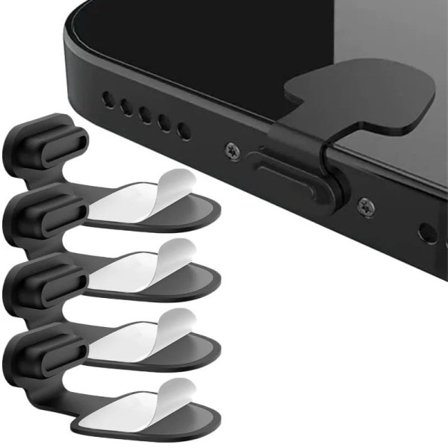 10 Stykker USB C Anti-tap Støvplugg Type C Ladeport Beskyttelse for Iphone 15 Pro Max 15plus Xiaomi Samsung Stopp Støvplugg_jar