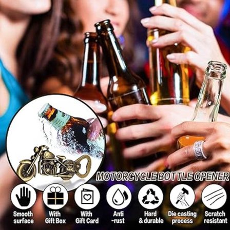 /#/Motorsykkel Flaskeåpnere, Motorsykkel Gaver til Menn, Jul Bir/#/