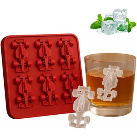 Sjokoladeformer Formel 1 Isform DIY Kit 6-Hulls 3D Racingbilform [D]