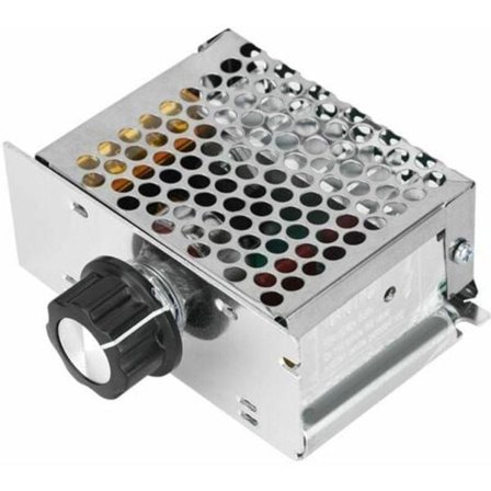 Health Gear Variator for Motor 220V, AC Spenningsregulator 4000W, Hastighetsregulator for Elektrisk Motor Variator, Spenningsområde