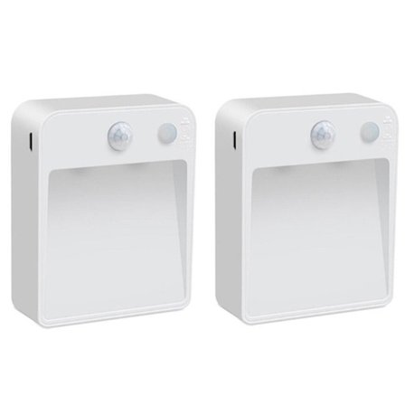 2ST Sensor Nattljus Trapplampa Rörelse PIR