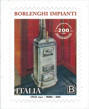 Italien - 200 års jubilæum for Borlengi Impianti - Postfrisk Frimærke