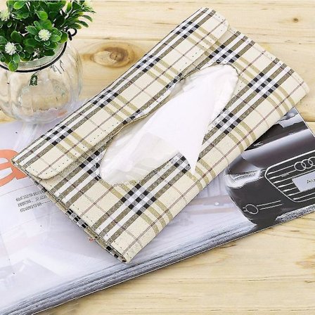 Auto Tilbehørs Holder Papir Serviet Klip Bil Solskærm Kasse