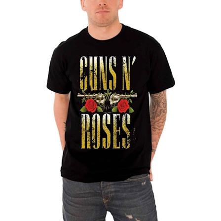 Guns N Roses Unisex Adult Big Guns T-Shirt S Svart Black S
