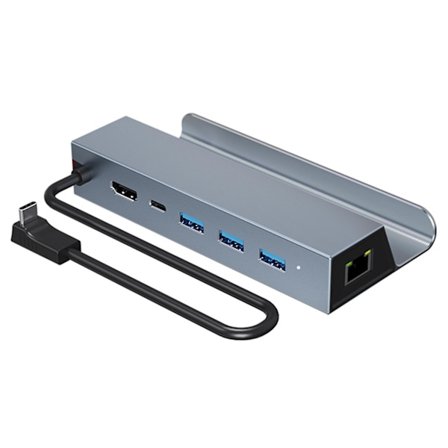 Dockingstation til Steam Deck ROG Ally Type-C til HDMI 60Hz US3.0 100W Hurtigopladning 6-i-1 USB-dock