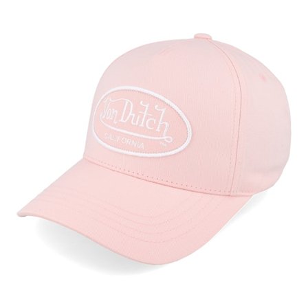 Von Dutch - Růžový adjustable Kšiltovka - Oval Patch A-Frame Pink Adjustable @ Hatstore