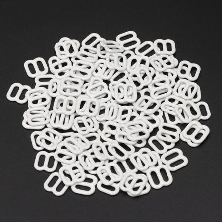BH justerbara spännen 100 st metallunderkläder, halkfria ringspänne för damer, badstrand-bh, fixeringsverktyg