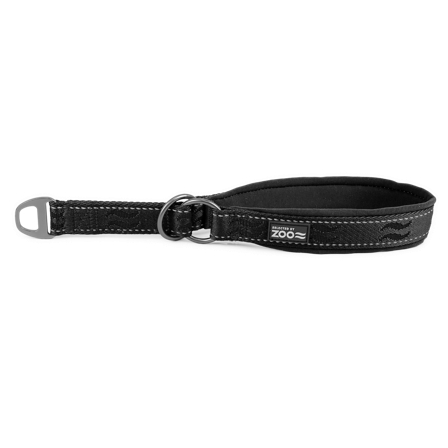 Selected by ZOO - Hundehalsbånd Rufus halvjern 25 mm x 40-50 cm Sort - Hund - Halsbånd - ZOO.no