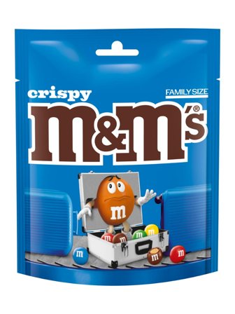M&M's Crispy milk chocolate with a rice centre in a sugar shell 281g 0.281kg