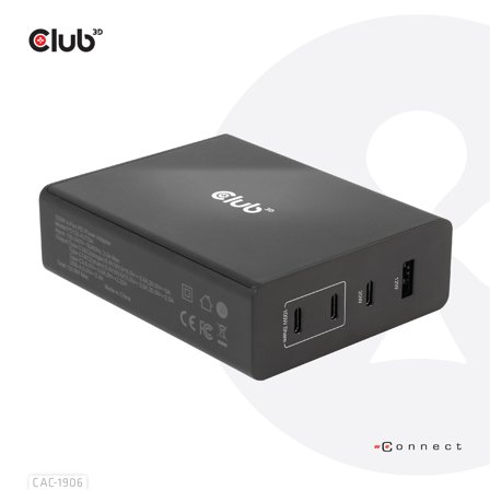Club 3D Travel Charger 132W Gan