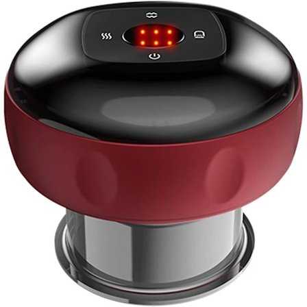 6-växlad elektrisk smart koppsättning med rödljusterapi Multifunktionell vakuumkoppsättningsterapiset