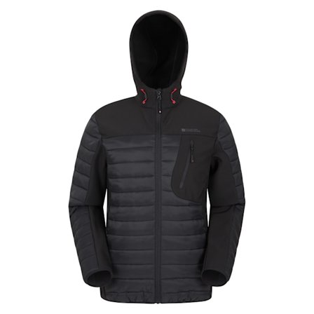 Mountain Warehouse Mens Turbine II Padded Soft Shell Jacket XXS