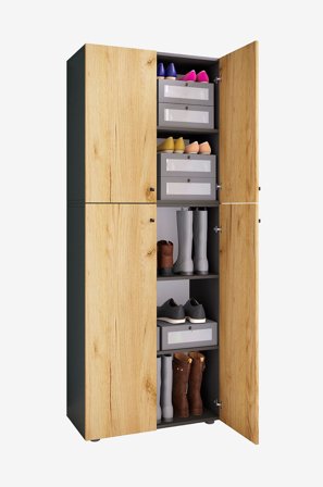VCM - Vcm Garderobeskap Lona - Flerfarget - Skap - Fra Homeroom