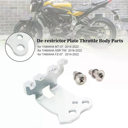 Artudatech Strypningsborttagningsplatta, spjällhusdelar för YAMAHA MT-07 FZ-07 XSR700 2014-