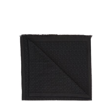 Salvatore Ferragamo Patterned Halstørklæde Sort, Dame Tørklæder, Størrelse: ONE Size