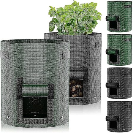4 Stykker Kartoffelplantepose Plantepose 10 Gallon Grøntsags Tomatplanter