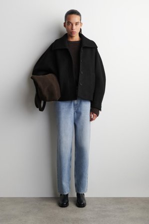 COS Damen Arch Schmal Zulaufende Jeans - Blau