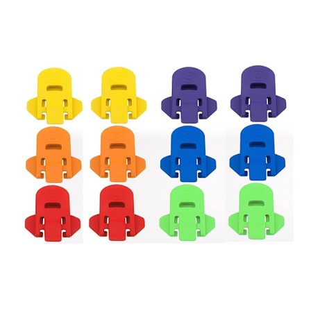 12 stk. Easy Can Opener - Farverig Dåseåbner til Øl og Sodavand - Praktisk og Sikker Åbning