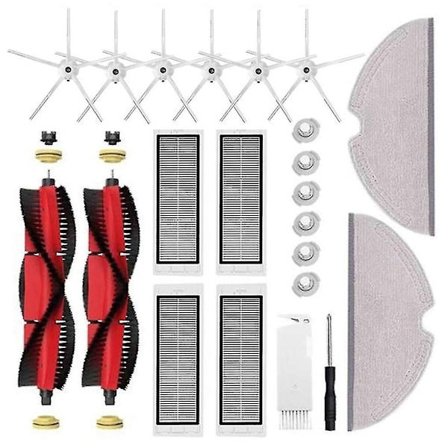 Hovedsidebørste Hepa-filter til S5 S502-00 S502-02 S5 Max S6 S6 Maxv S6 Pure E4 Robotstøvsuger Dele