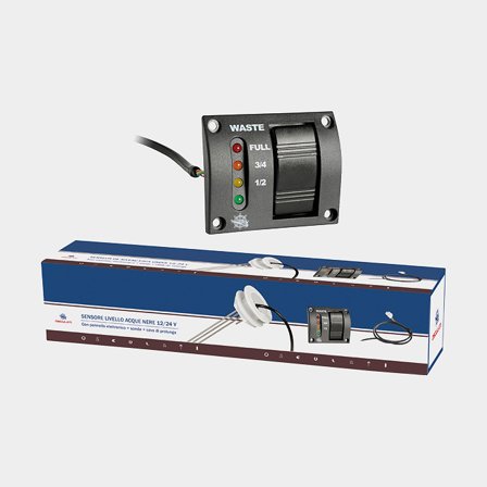 Panel pompy z wskaźnikami i czujnikami, do zbiorników 15/55cm - Jachtowa