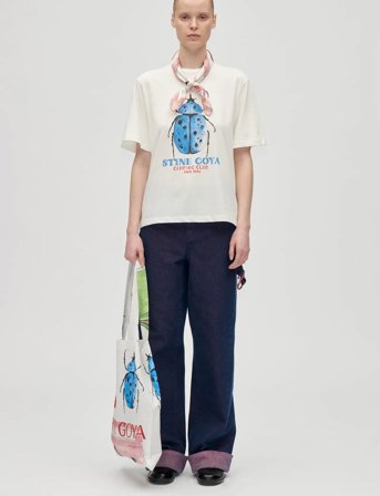 STINE GOYA 2243 Light Jersey, Short Sleeve T-S - Cream - S