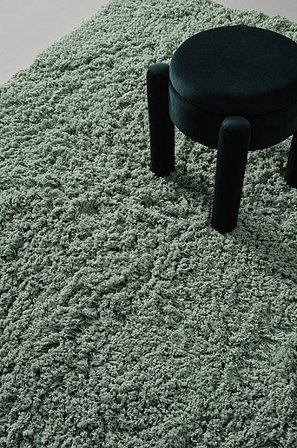 Jotex - Ryatæppe Bomuld/Bomuld Grøn Ensfarvet VANIA Køb Bomulds- & kludetæpper hos Jotex