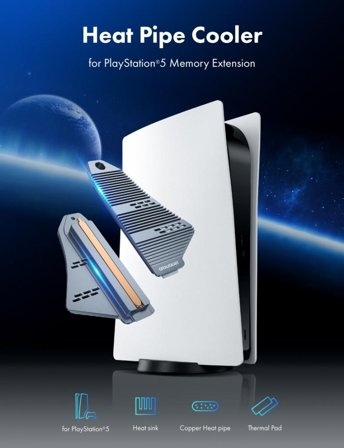 GRAUGEAR Kühlkörper SSD M.2NVMe 2230,2242,2260,2280 für PS5 retail