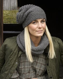 Stikkeoppskrift Lue og hals - Svarta Fåret