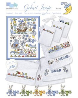 Korsstygnsmönster Pojke - Lindner's Kreuzstiche