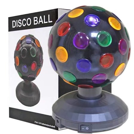 Snurrande Discoboll Med Led-ljus