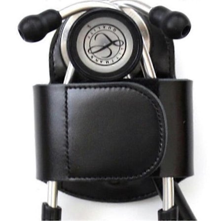 Premium Håndlaget Lær Stetoskop Klipp-på Hofteholder; Ikke Mer Bæring på Nakken, Tap eller Feilplassering