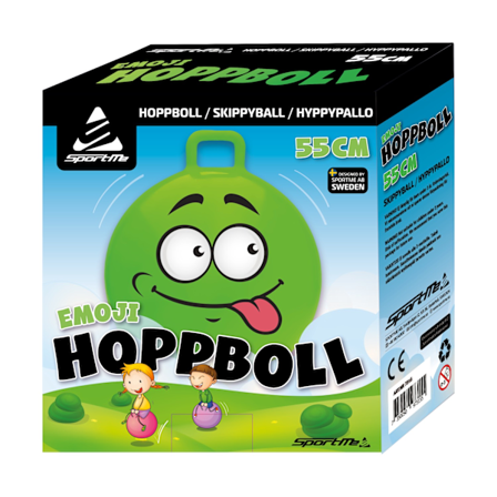 Hoppboll Funny Face Grön