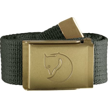 Fjällräven Canvas Brass Belt 4 cm belts Grey OneSize