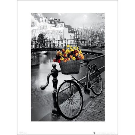 Exklusivt Art Print - Amsterdam Bike