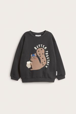 Bluza z puszystą stroną wewnętrzną | Szary | Dziecko | Kappahl
