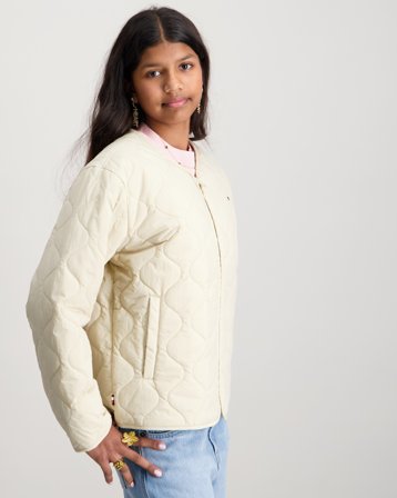 Tommy Hilfiger QUILTED LIGHTWEIGHT JACKET Beigestä Takit Pojat - Kids Brand Store
