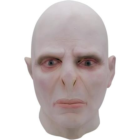 Voldemort film med samma huvudbonad skräck skräck skallig latexmask Halloween cosplay rekvisita