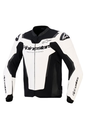 Motorradjacke Alpinestars GP Force V2 Weiß/Schwarz 50