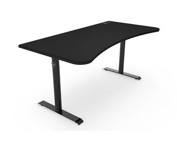 Arozzi-Arena Pure Black-Stabil gamingpult med heldekkende musematte-Gamingbord