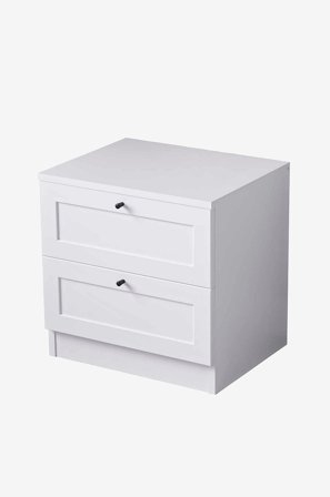 Hanah Home - Nattduksbord Terra - Vit - Sängbord - Från Homeroom
