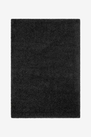 KM Home - Ryatæppe Lounge - Sort - Luv- & ryatæpper - 240X340 - Fra Homeroom