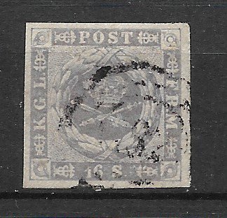 Danmark 1854 - AFA 6 - Stemplet